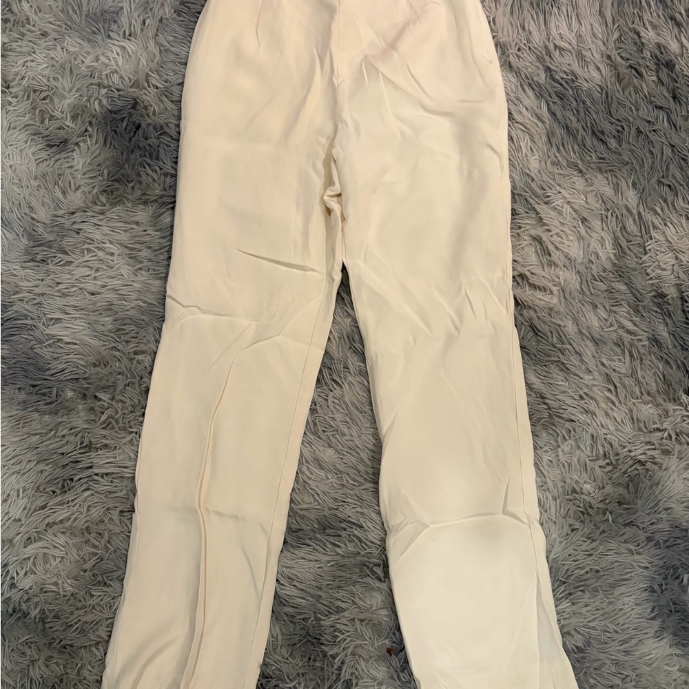 Lafayette 148 New York Cream Blouse